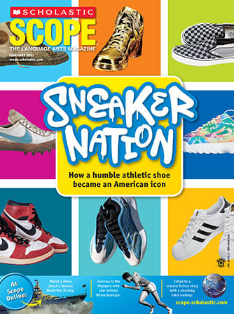 a collage of different types of sneakers with the headline "Sneaker Nation"