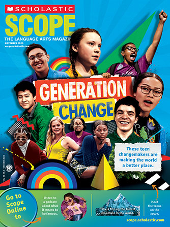 A collage of children who are changing the world with the text "Generation Change"