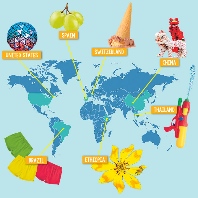 New Year's Traditions Around the World