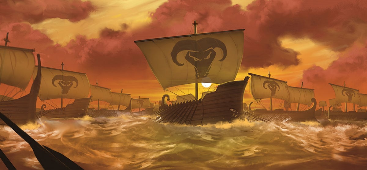 trojan war ships